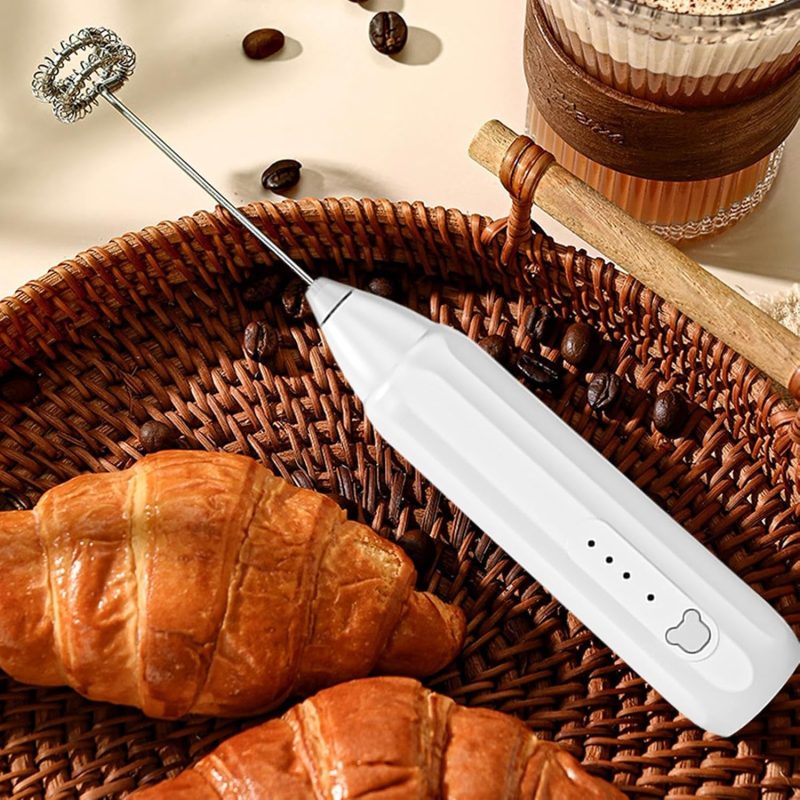 Electric Milk Frother - 3-Speed Adjustable Foam Milk Frother - Image 2