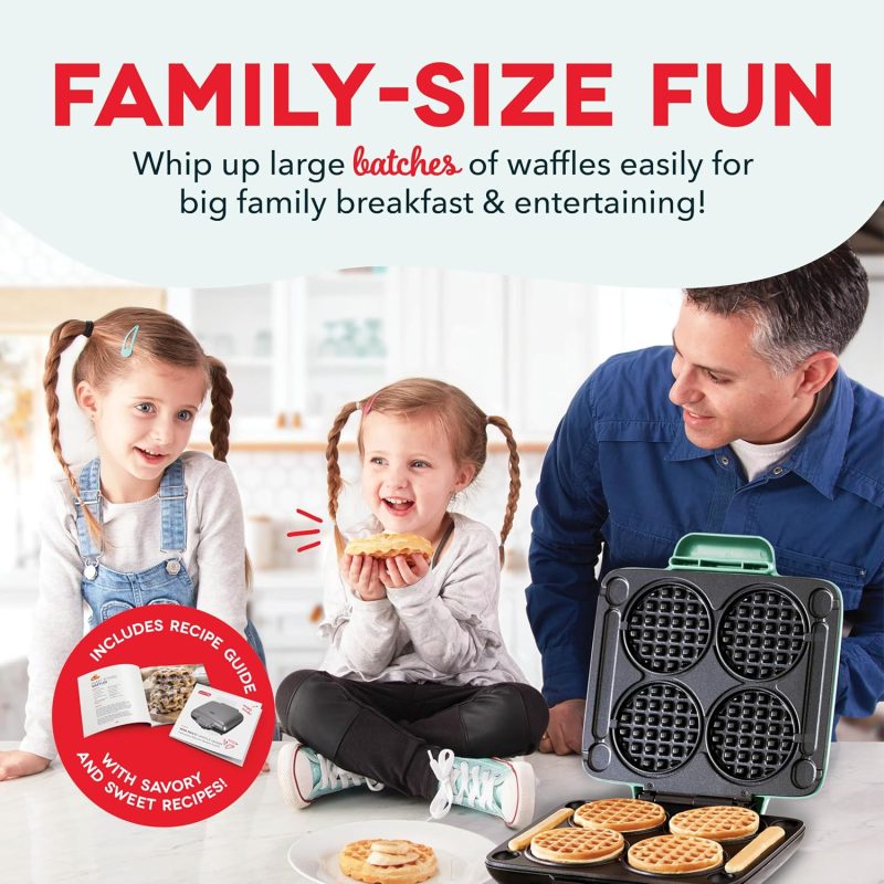 Dash Multi Mini Waffle Maker: Four Mini Waffles - Image 5