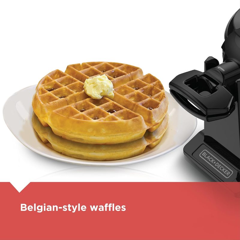 Black+Decker Rotating Waffle Maker - Image 6