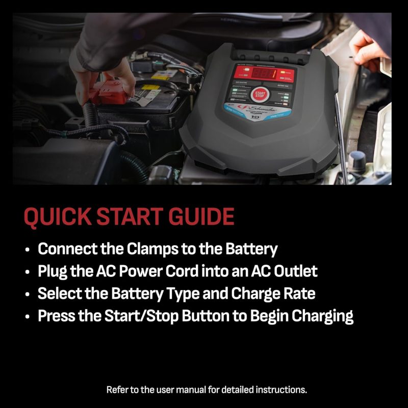 Schumacher Electric 15A Car Battery Charger And Maintainer - Image 3