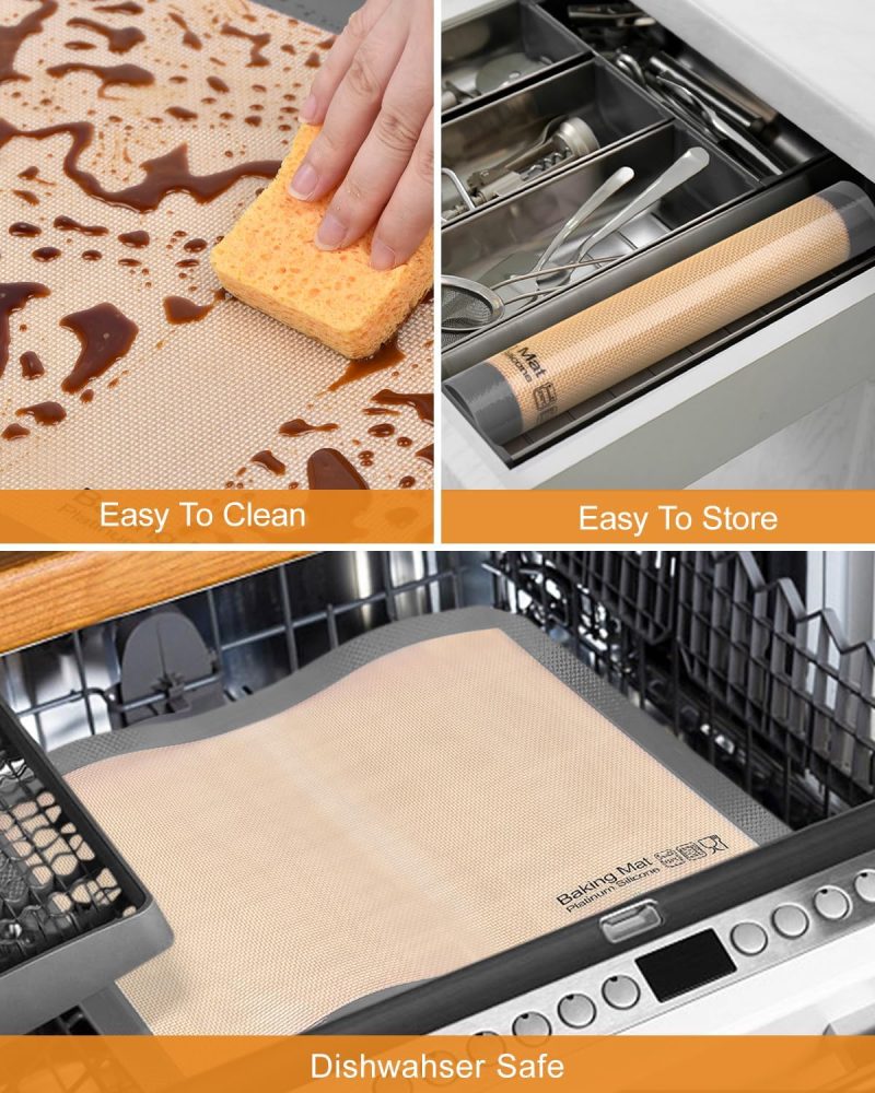 Silicone Baking Mat - Best Platinum Silicone - Sopito Non-Stick Reusable - Image 5