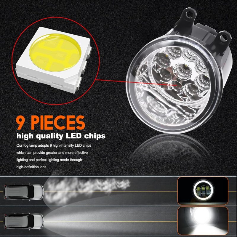 Led Fog Light For Toyota Venza 2009-2015 Replacement Front Bumper Lamp - Image 3