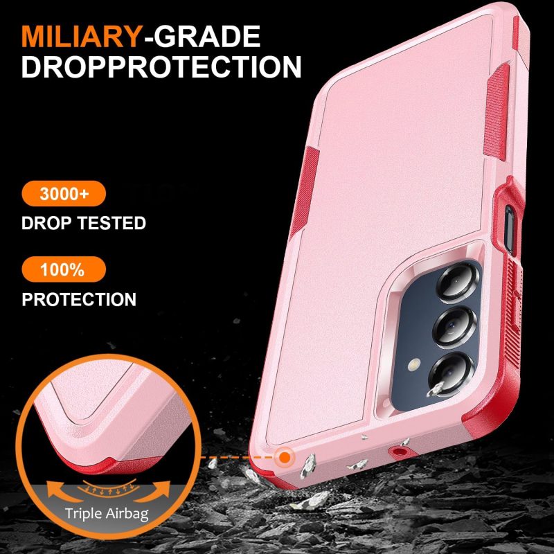A16 Hybrid Protective Case for Galaxy A16 5G - Pink - Image 3