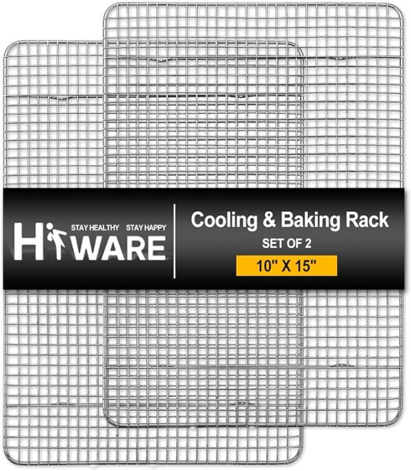 Hiware 2-Pack Cooling Racks For Baking - 10