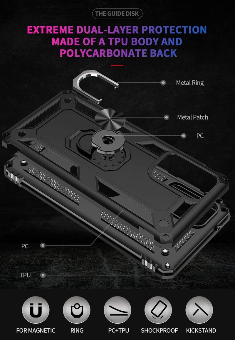 A52 Phone Case for Galaxy A52 5G - Black - Image 6