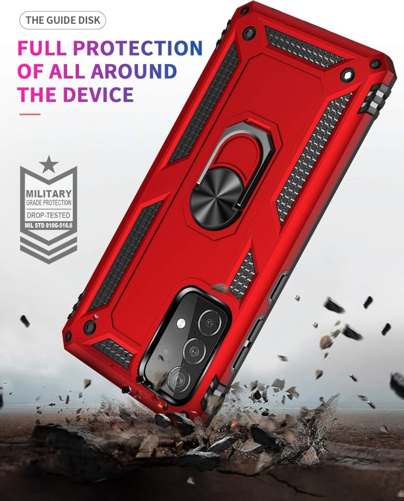 A52 Phone Case for Galaxy A52 5G - Red - Image 4