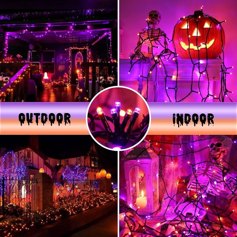 Lyhope Orange & Purple Halloween Lights - Image 4