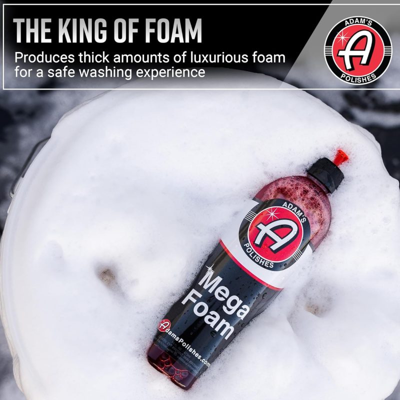 Adam’S Mega Foam (16Oz) - Ph Neutral Car Soap For Car Washing - Image 3