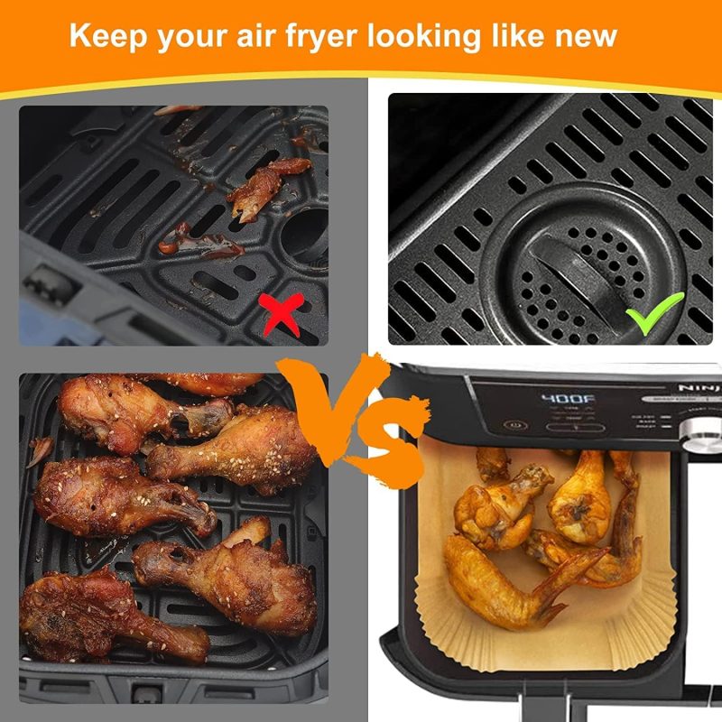 100 Pcs Ninja Air Fryer Liners Disposable - Image 4
