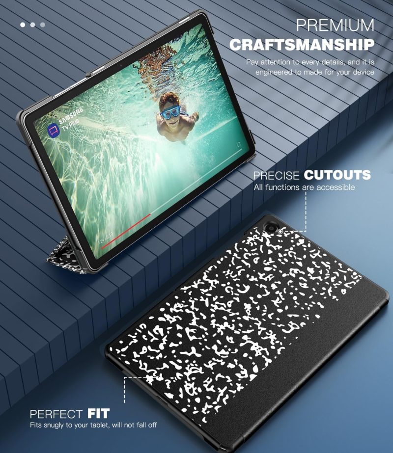 2023 TiMOVO Case for Samsung Galaxy Tab A9+/A9 Plus 11 Inch 2023 Slim Lightweight Stand Hard Back Shell Protective Cover for Galaxy Tab A9+ Tablet SM-X210/X216/X218 Auto Wake/Sleep Black Notebook - Image 4
