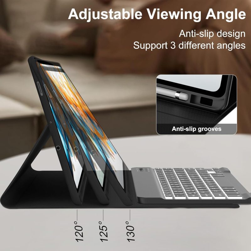 GENERIC Keyboard Case for Samsung Galaxy Tab S6 Lite 10.4 - Image 3