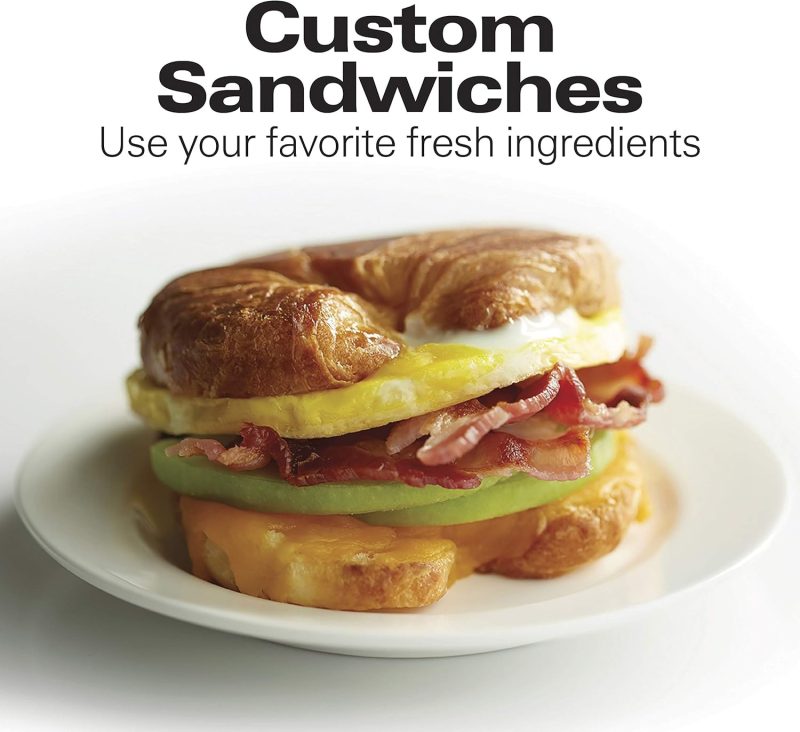 Hamilton Beach Breakfast Sandwich Maker With Egg Cooker Ring - Image 3