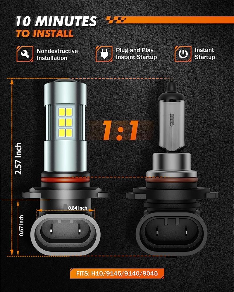 Sealight H10/9145/9140 Led Fog Light Bulbs - Image 4