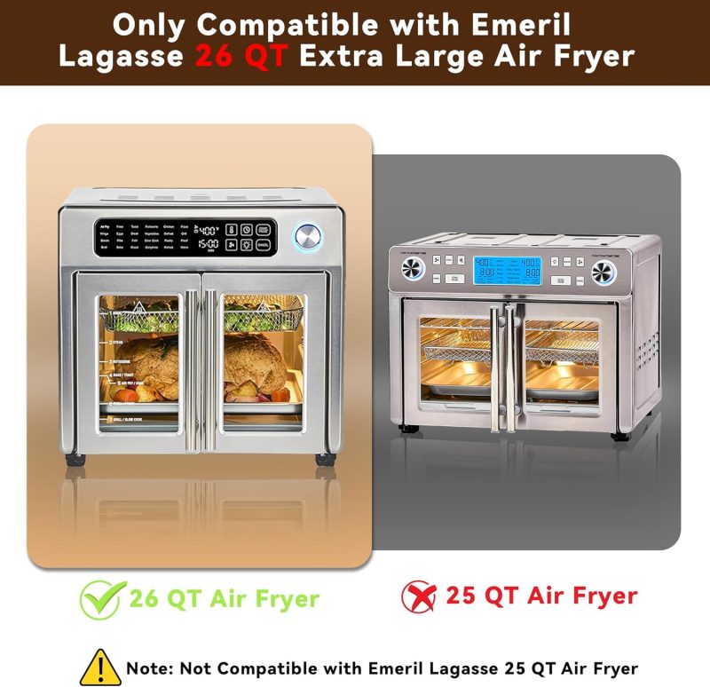 Air Fryer Liners Disposable For Emeril Lagasse 26 Qt Extra Large Air Fryer - Image 2