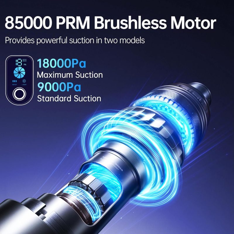 Handheld Cordless Car Vacuum With Light - Image 3