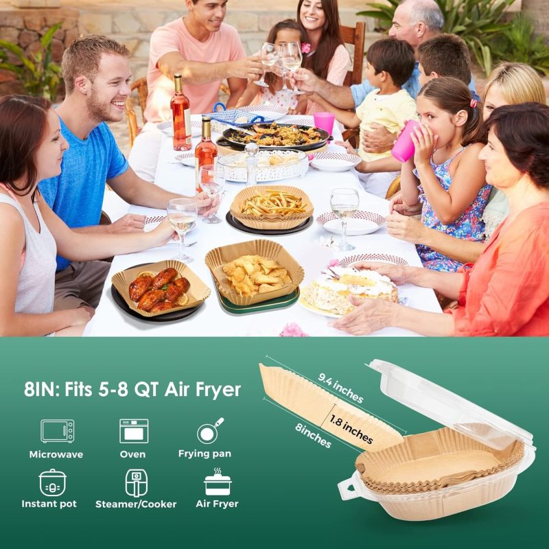 400 Pcs Air Fryer Paper Liners - Image 2