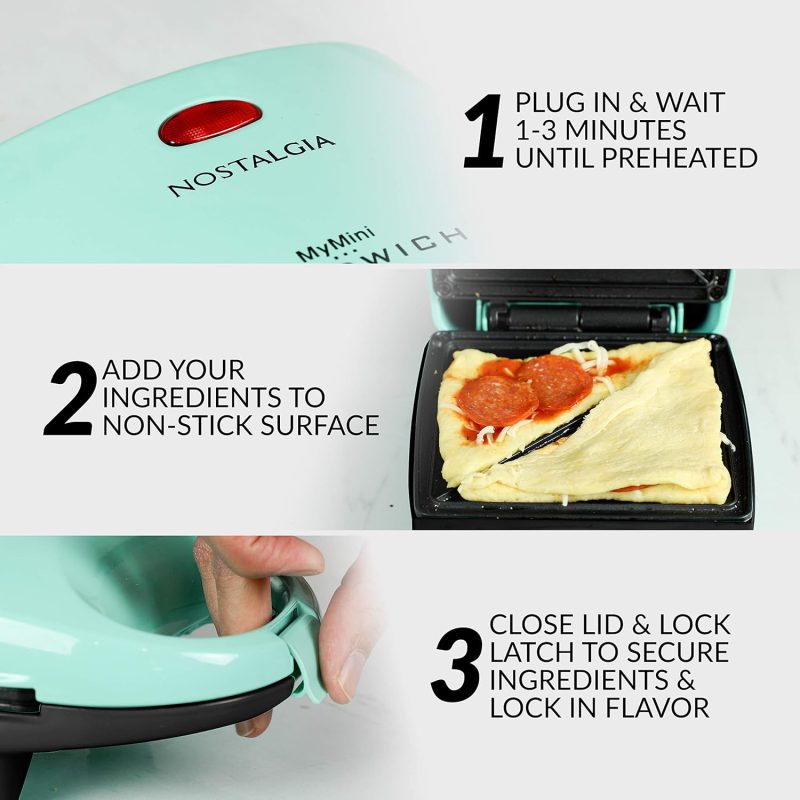 Nostalgia Mymini Personal Sandwich Maker - Image 4