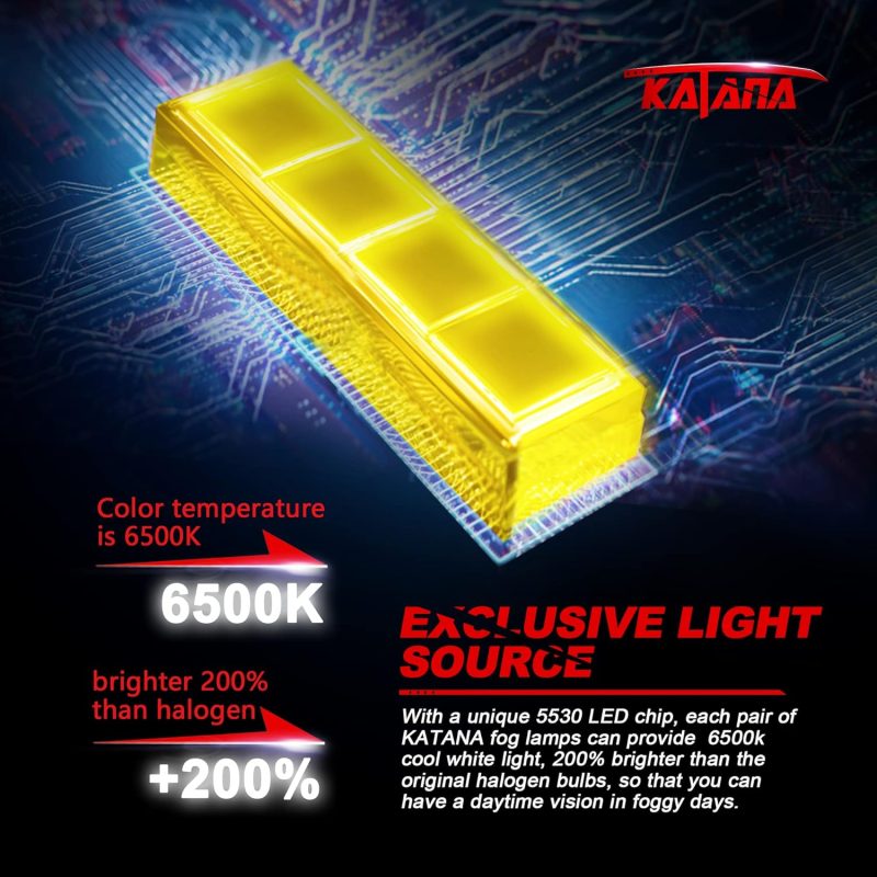 Katana H10 Led Fog Light Bulbs - Image 2
