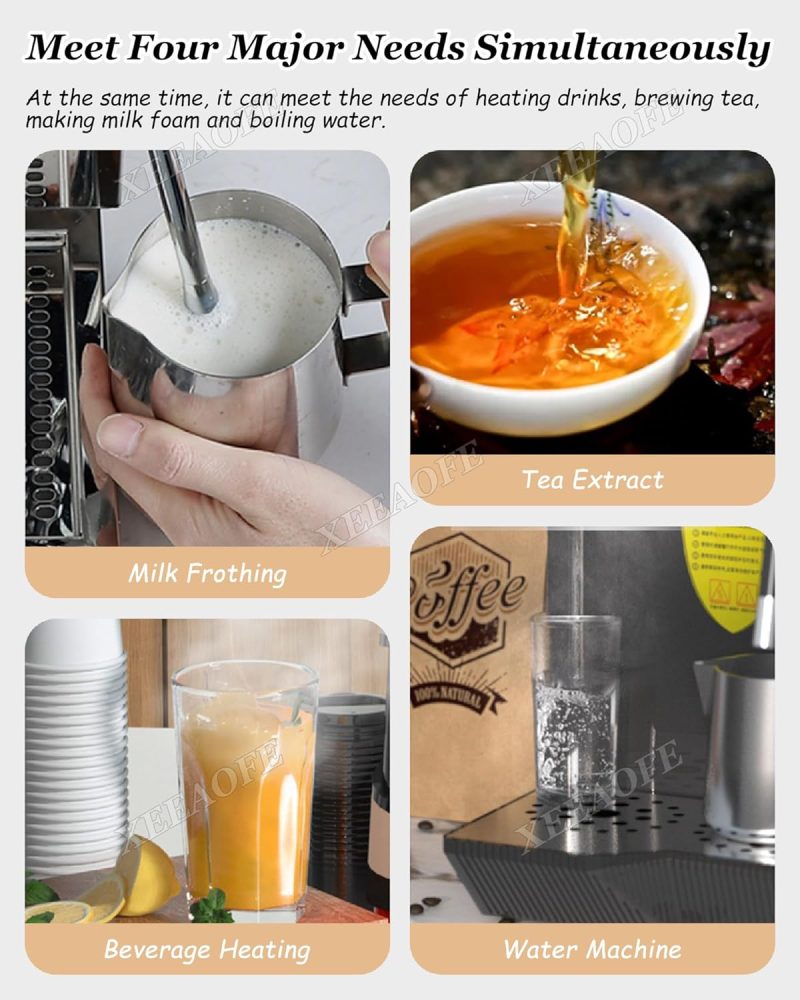 Stainless Steel Multi-Purpose Electric Milk Foam Maker - Image 2
