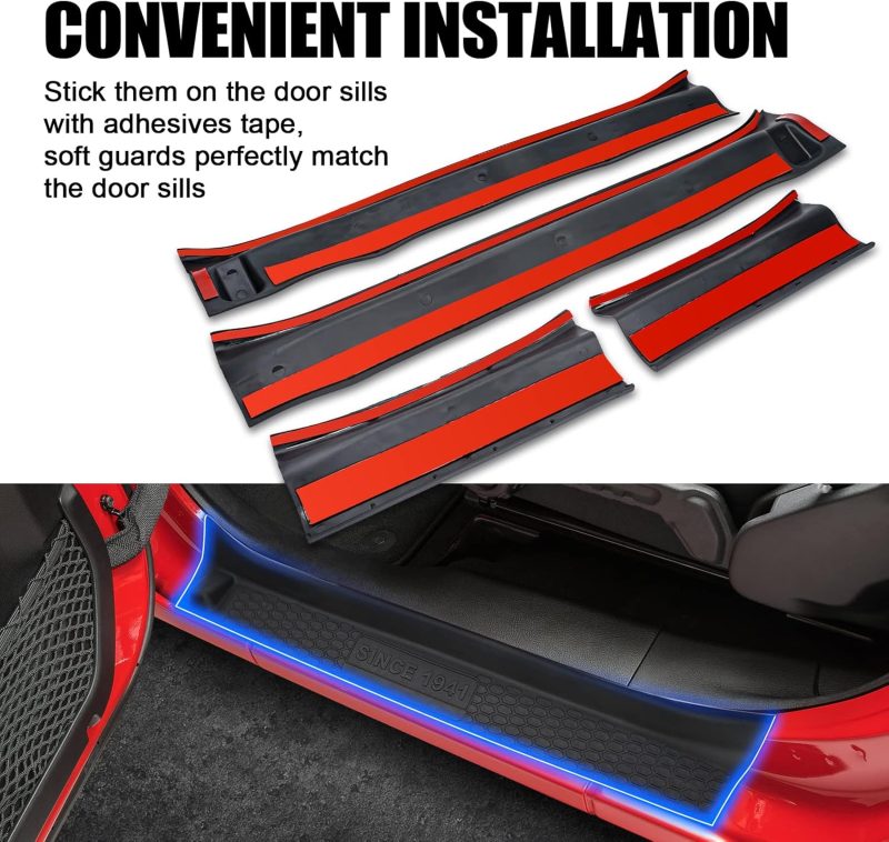 Suparee Door Sill Guards Kit Fits Jl Wrangler With Logo 1941 - Image 5