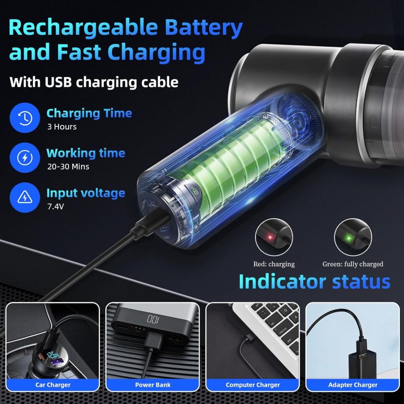 Cordless Car Vacuum Cleaner High Power 8000Pa - Image 5