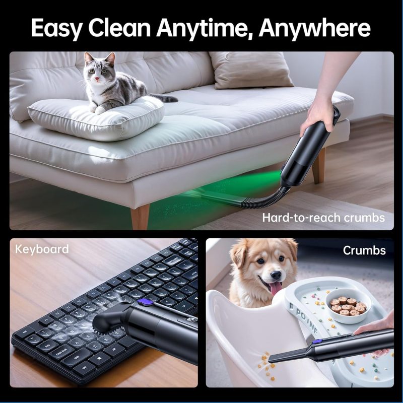 Handheld Cordless Car Vacuum With Light - Image 4