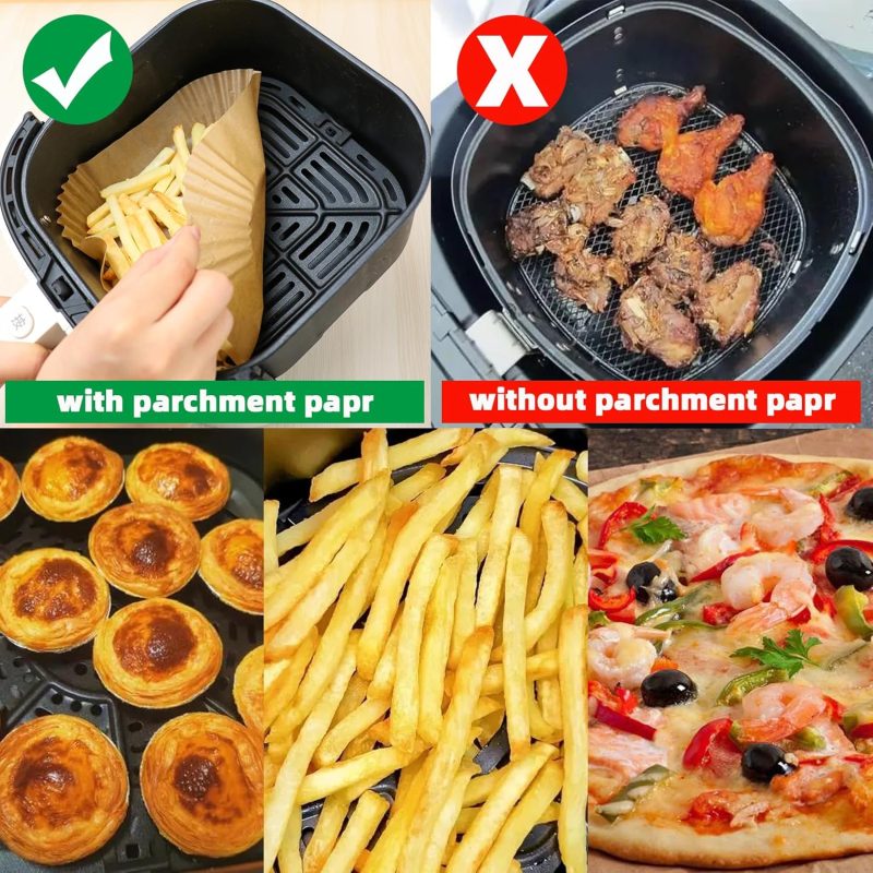 200Pcs Air Fryer Liners Disposable - Image 4