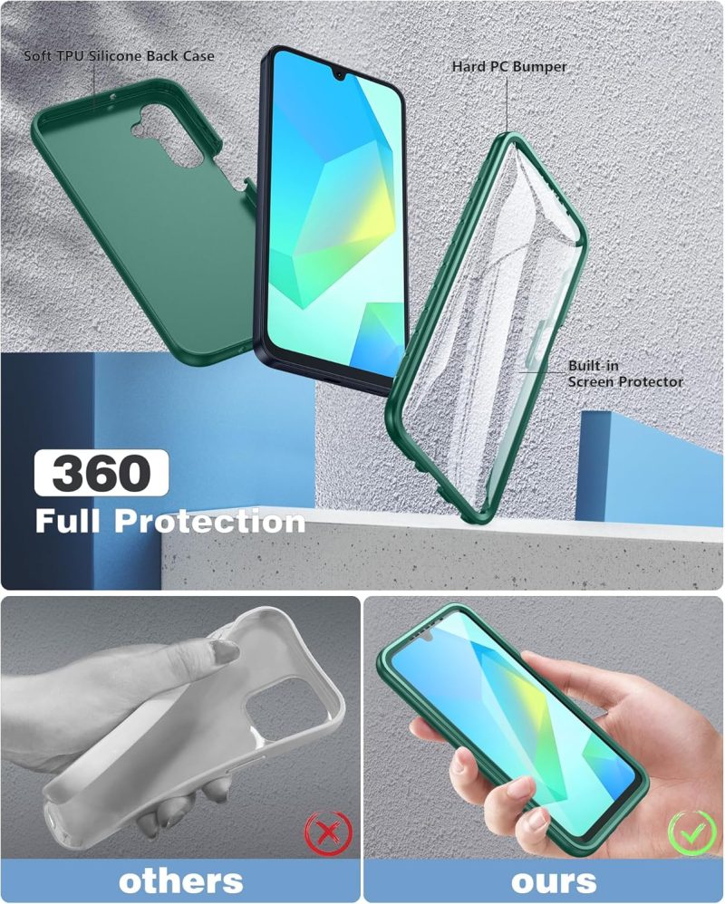 FNTCASE Hybrid Protective Case for Galaxy A16-5G - Image 3