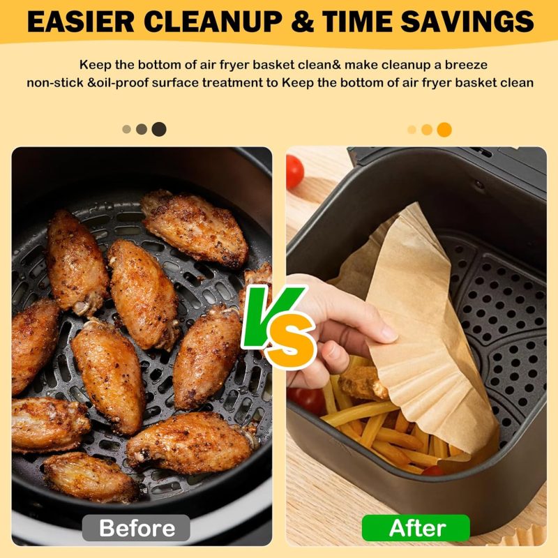 375Pcs Air Fryer Paper Liners - Image 4