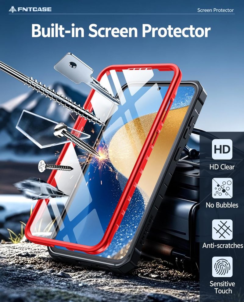 FNTCASE Hybrid Protective Case for Galaxy S25 - Image 5