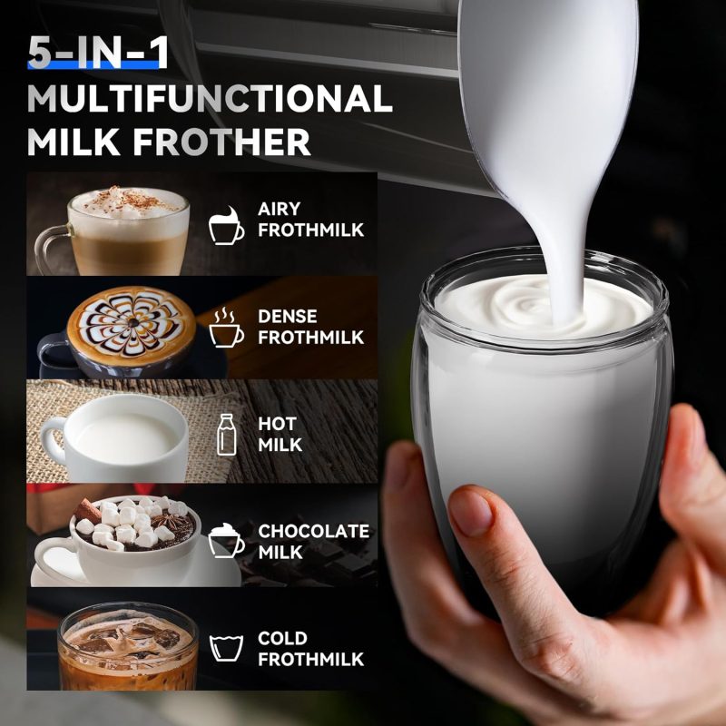5-In-1 Milk Frother And Steamer - Image 2