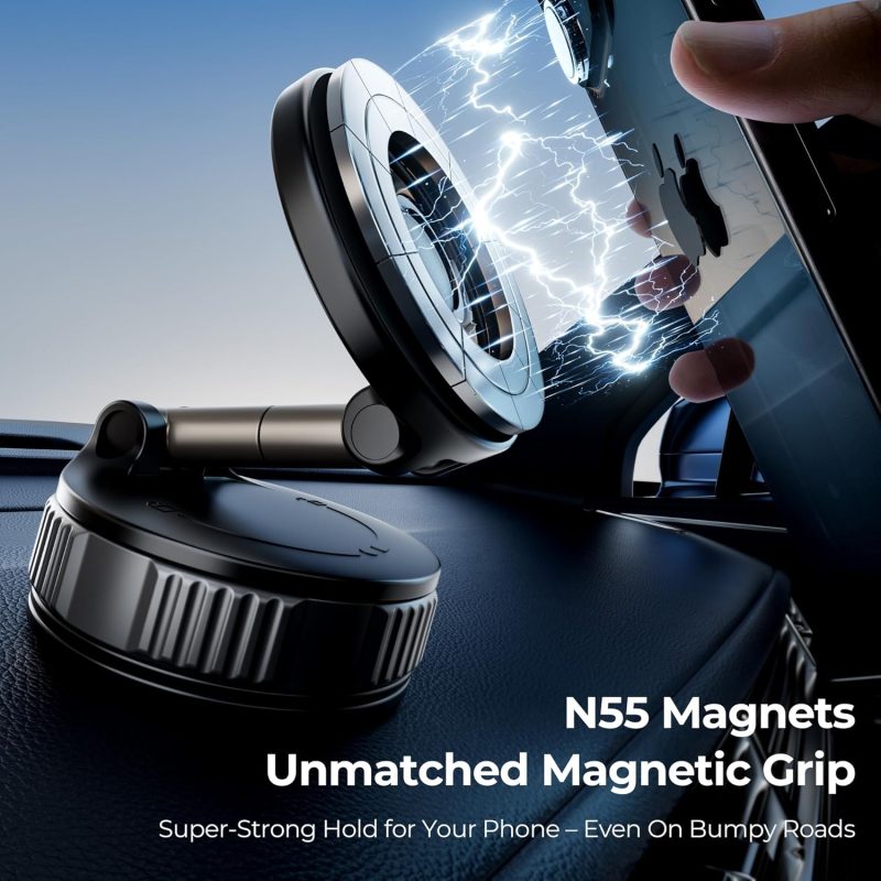 Vacuum Magnetic Suction Phone Holder - Image 5