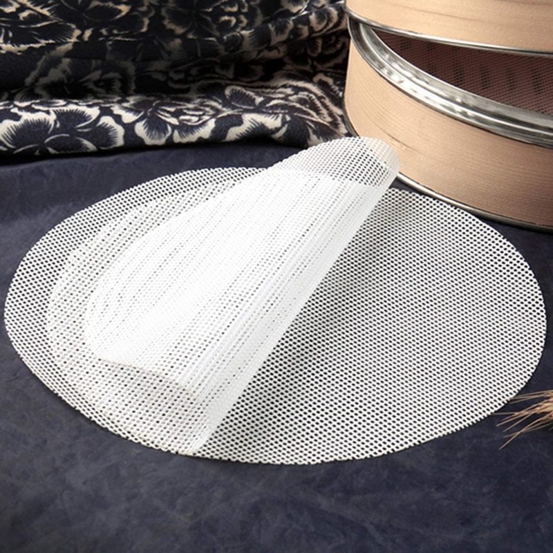 Gucuji 10 Inch Silicone Bamboo Steamer Liners - Non-Stick - Image 2