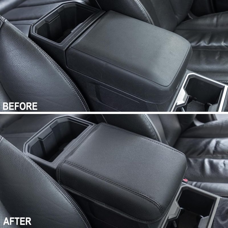 Jkcover Compatible With 2024 2025 2026 Toyota Tacoma (4Th Gen Tacoma) Center Console Armrest Cover Accessories Pu Leather Car Anti-Scratch Armrest Cushion Lid Protector - Image 3