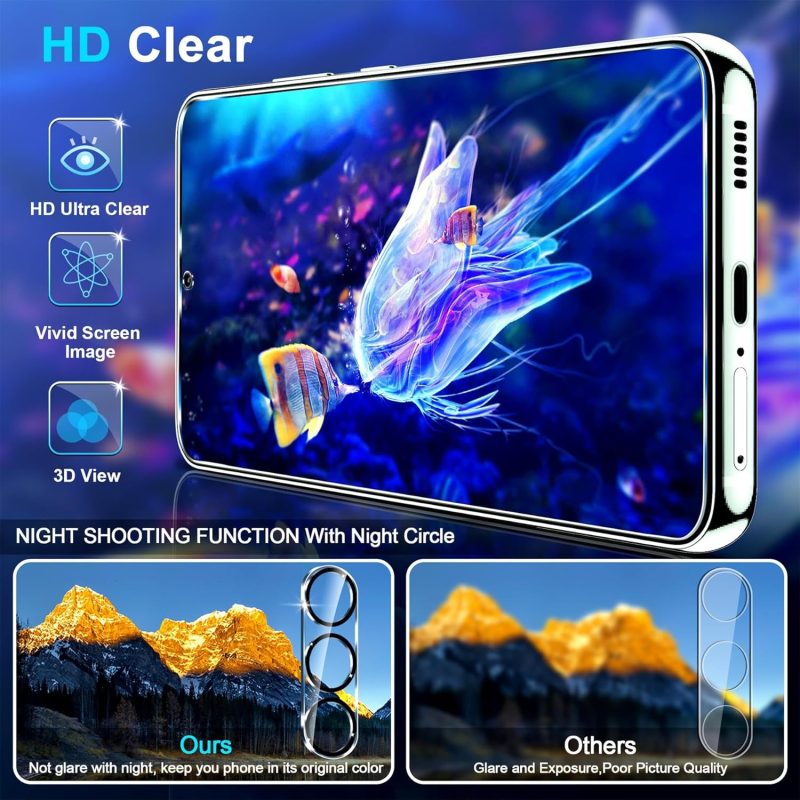 GLASS 3 Pack Glass Screen Protector for Samsung Galaxy S25 + 3 Pack... - Image 3