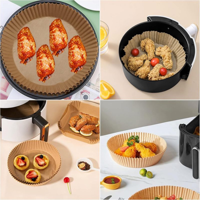 200Pcs Air Fryer Disposable Paper Liner - Image 6
