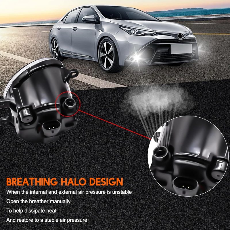 Led Fog Light For Toyota Venza 2009-2015 Replacement Front Bumper Lamp - Image 5