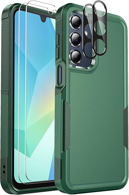 A16 Hybrid Protective Case for Galaxy A16 5G - Green