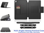 SEYMAC stock Case for Samsung Galaxy Tab A9+ Plus 11'' Auto Sleep/Wake Case with Magnetic Multi-Angles Stand Card Slot for Galaxy Tab A9+/ A9 Plus 11'' SM-X210/X216/X218 (Black) - Black - Image 4