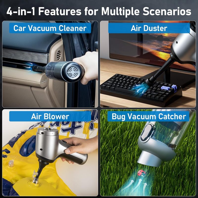 Colorcoral Portable Car Vacuum - Image 3