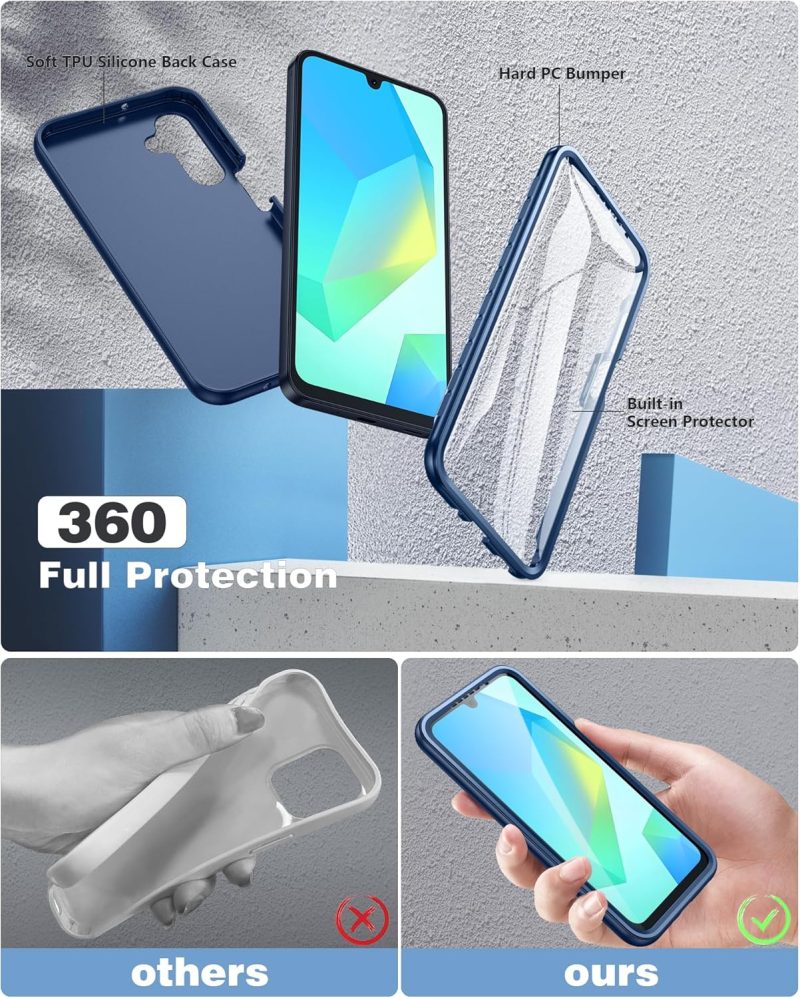 FNTCASE Hybrid Protective Case for Galaxy A16-5G - Image 3