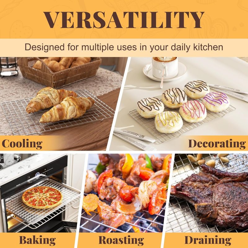Cooling Racks For Cooking And Baking - 2 Pcs 10 - Image 6