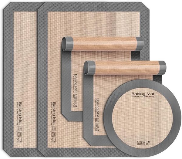Silicone Baking Mat - Best Platinum Silicone - Sopito Non-Stick Reusable