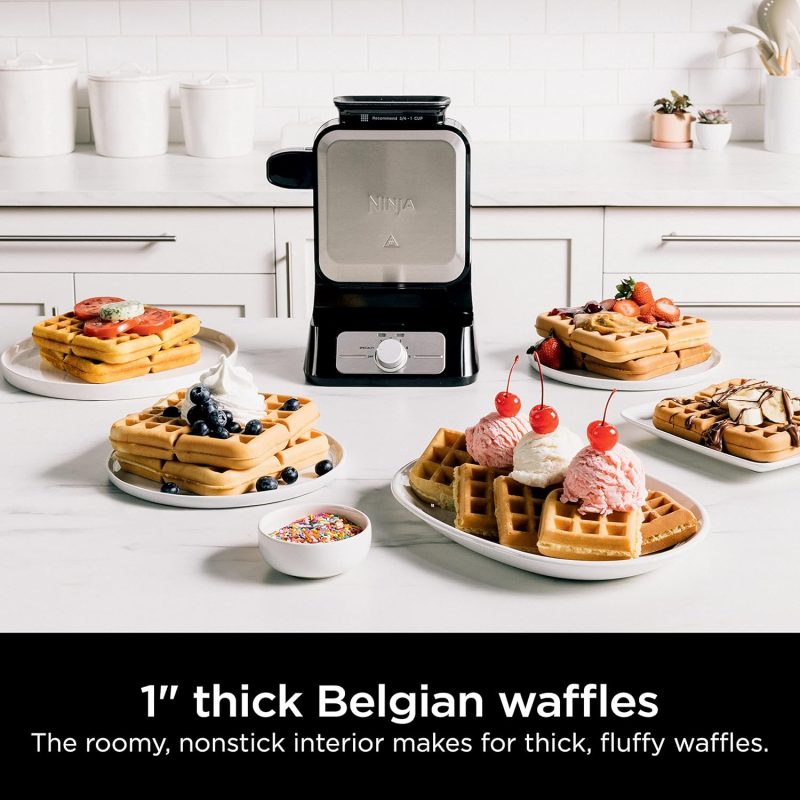 Ninja Bw1001 Neverstick Pro Belgian Waffle Maker - Image 4