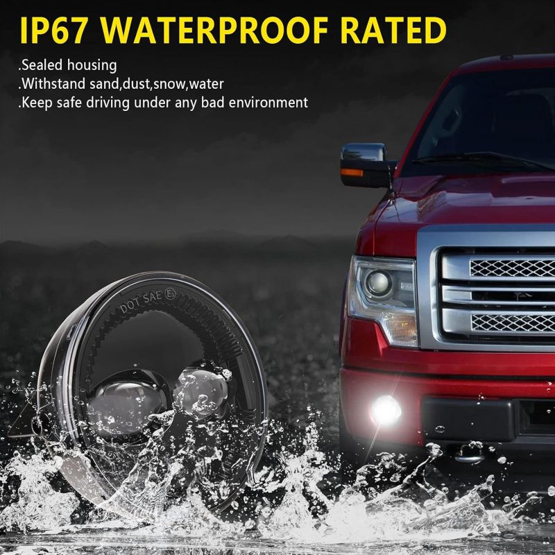 Led Fog Lights Bumper Driving Lamps Assembly Replacement For Ford F150 2006 2007 2008 2009 2010 2011 2012 2013 2014 F150 - Image 4