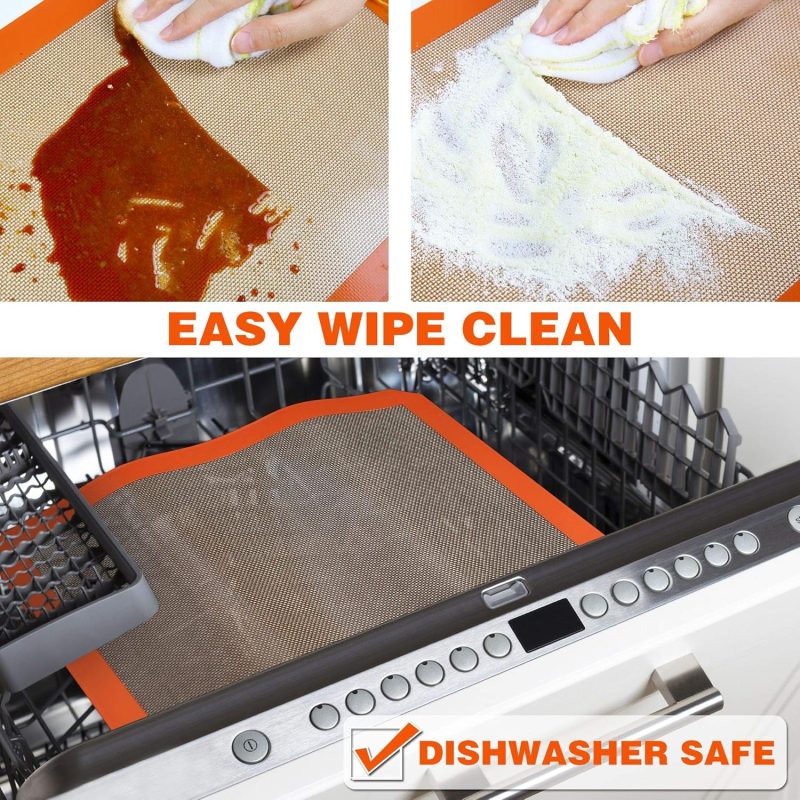 Silicone Baking Mat - Best German Silicone - Non Slip Silicone Baking Sheet - Image 6