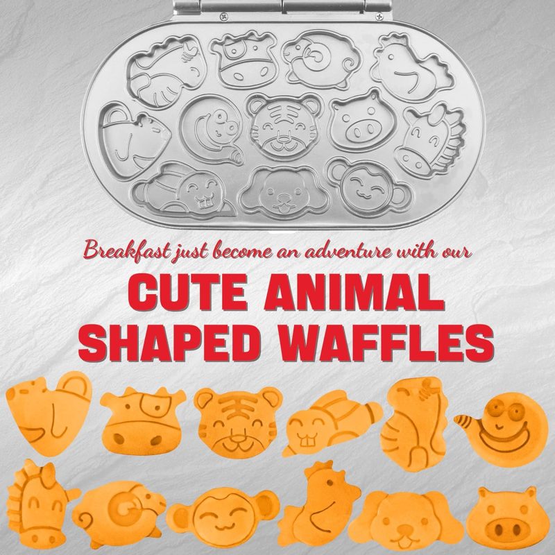 Animal Mini Waffle Maker For Kids - Image 3