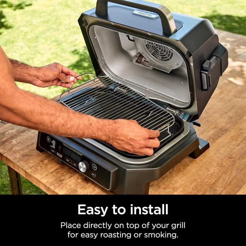 Ninja Xskrstrkxl Woodfire Roast & Smoke Rack - Image 3