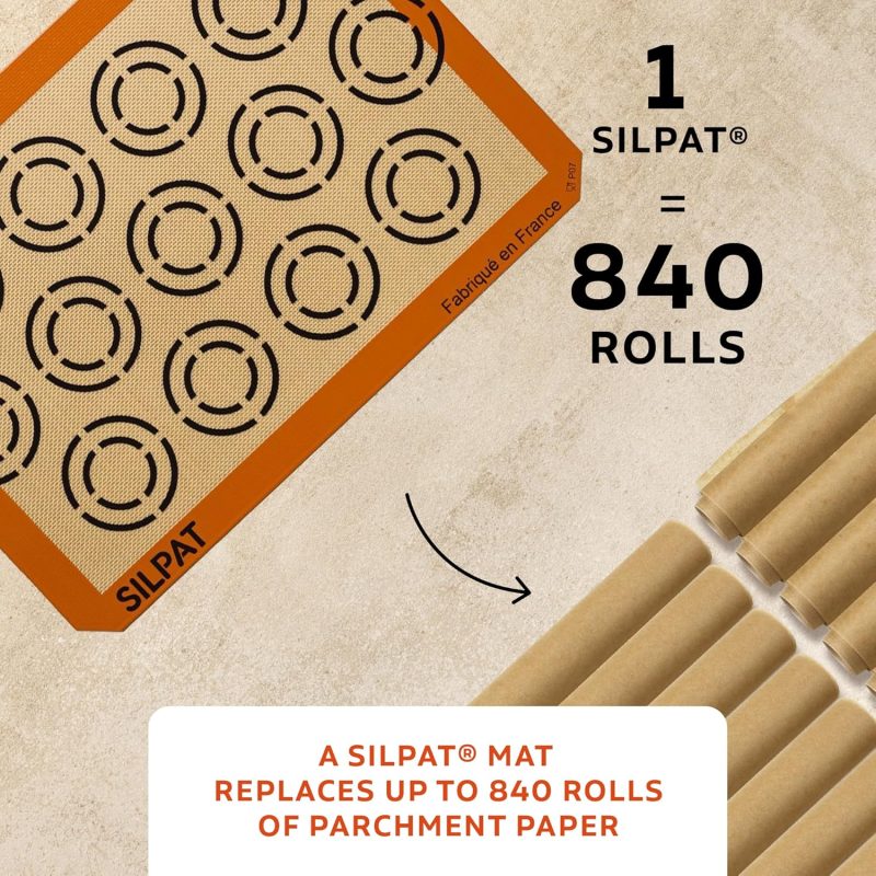 Silpat The Original Perfect Cookie Non-Stick Silicone Baking Mat - Image 3