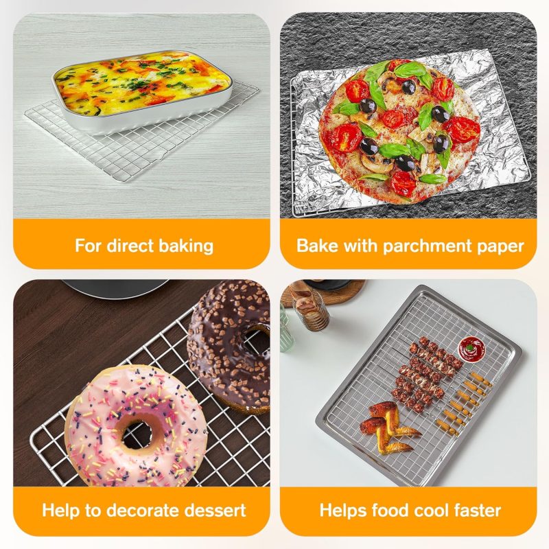 2Pcs Cooling Racks For Cooking And Baking - 10 - Image 4